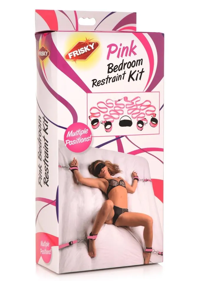 Frisky Pink Bedroom Restraint Kit Frisky Vibrators
