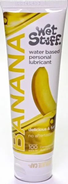 Gel Works Wet Stuff Banana Tube 100g Vibrators
