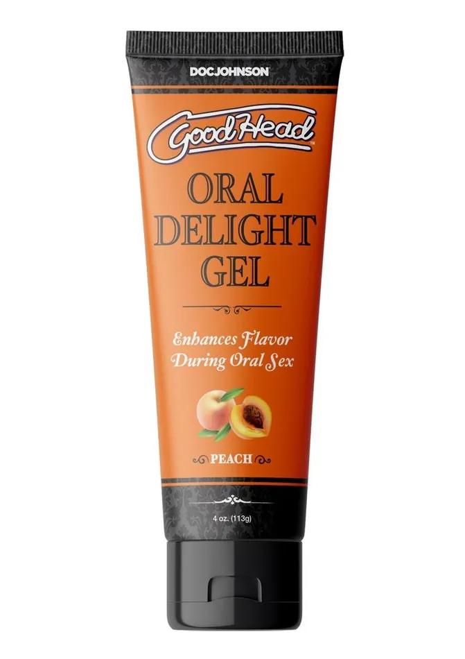 Goodhead Oral Delight Gel Flavored Peach GoodHead Enhancers Goodhead Oral Delight Gel Flavored Peach GoodHead Enhancers