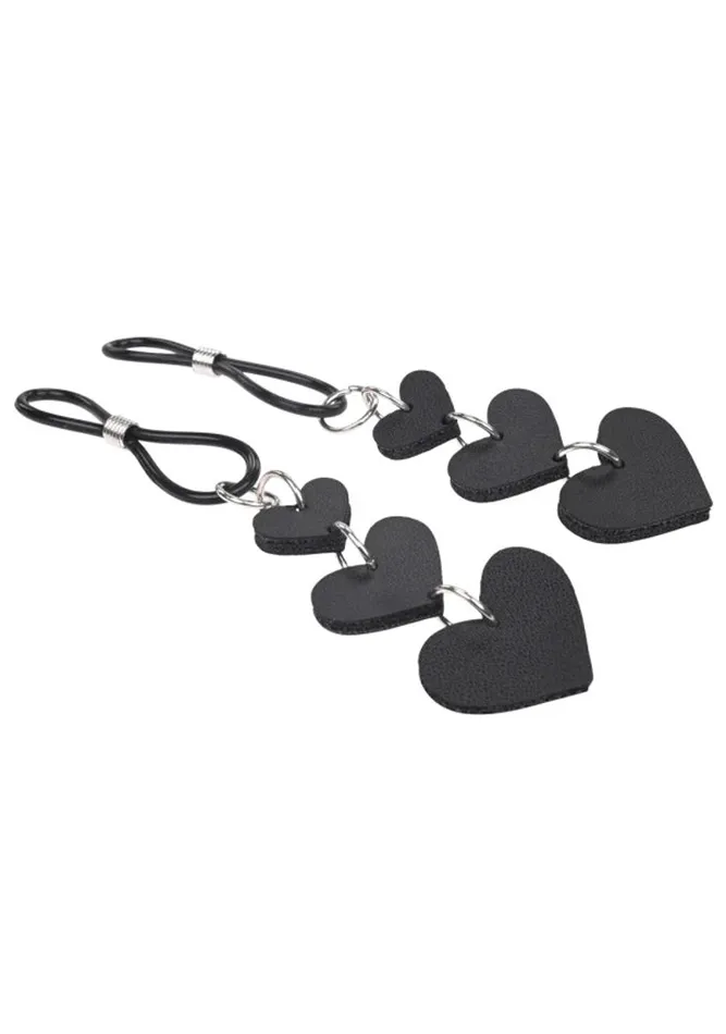 Heart Nipple Ties Black Sportsheets Anal