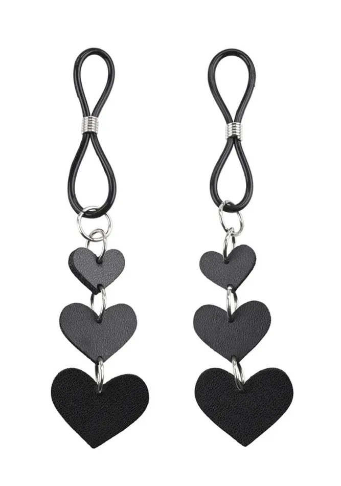 Heart Nipple Ties Black Sportsheets Anal Heart Nipple Ties Black Sportsheets Anal