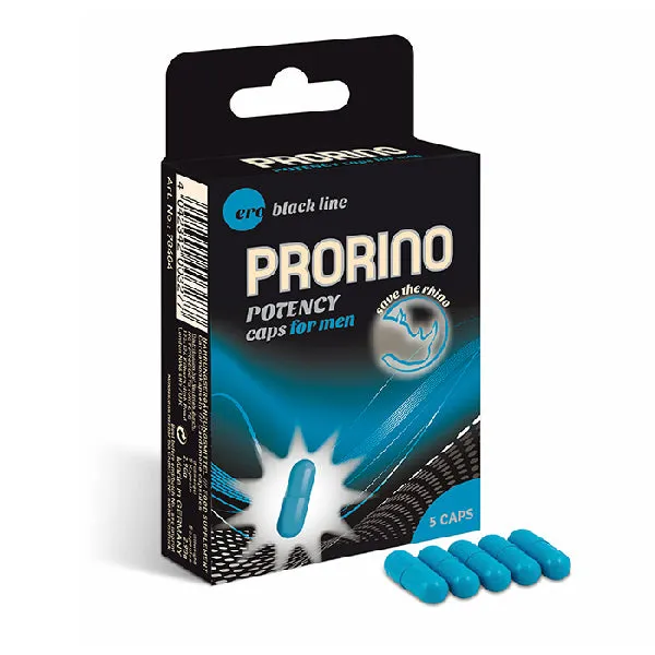 Hot Female Sex Toys ERO PRORINO Libido Caps For Men 5 pcs
