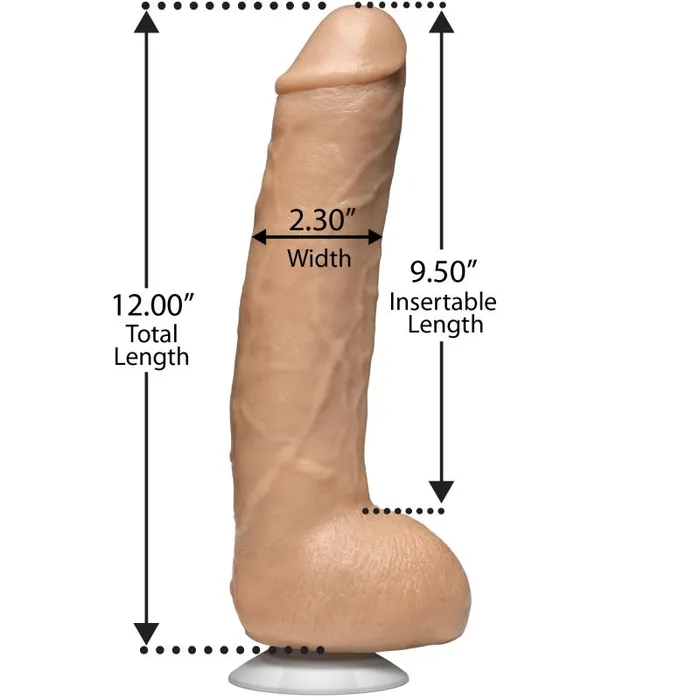 John Holmes Realistic Cock Vanilla Signature Cocks Dildos
