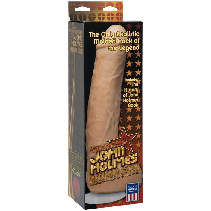 John Holmes Realistic Cock Vanilla Signature Cocks Dildos