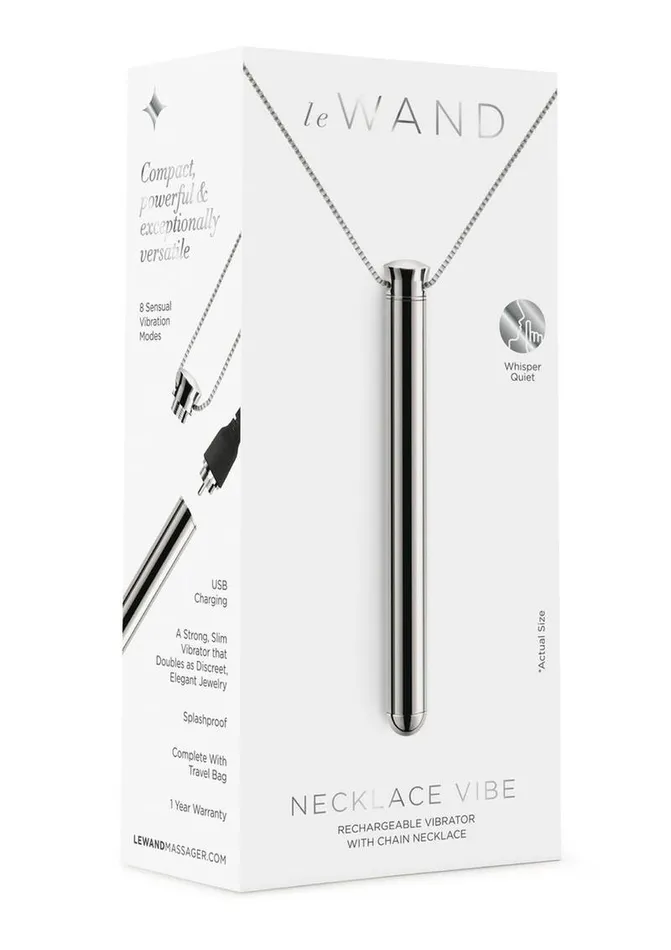 Le Wand Le Wand Vibrating Necklace Rechargeable Silicone Discreet Vibrator Female Sex Toys Le Wand Le Wand Vibrating Necklace Rechargeable Silicone Discreet Vibrator Female Sex Toys