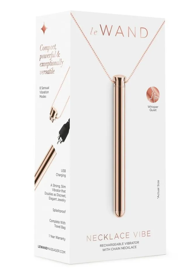 Le Wand Le Wand Vibrating Necklace Rechargeable Silicone Discreet Vibrator Female Sex Toys Le Wand Le Wand Vibrating Necklace Rechargeable Silicone Discreet Vibrator Female Sex Toys