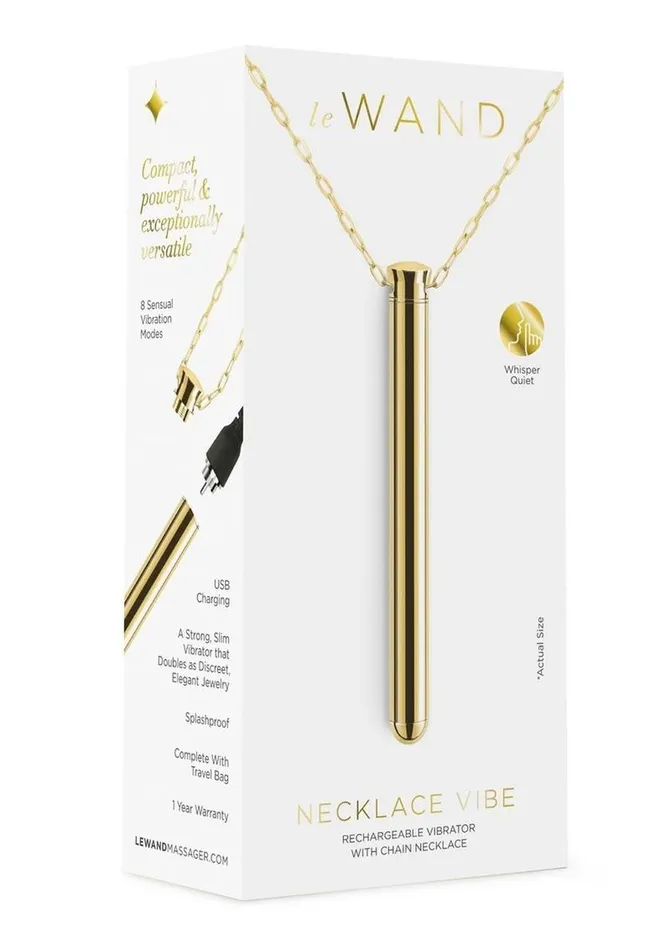 Le Wand Le Wand Vibrating Necklace Rechargeable Silicone Discreet Vibrator Female Sex Toys Le Wand Le Wand Vibrating Necklace Rechargeable Silicone Discreet Vibrator Female Sex Toys