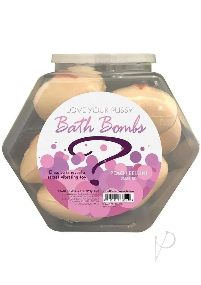 Love Your Pussy Bath Bomb Fishbowl Kheper Games Male Sex Toys