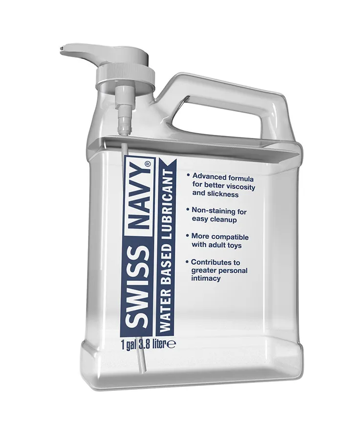 MD Science Lab Lubricants Swiss Navy WaterBased Lubricant 1 Gallon