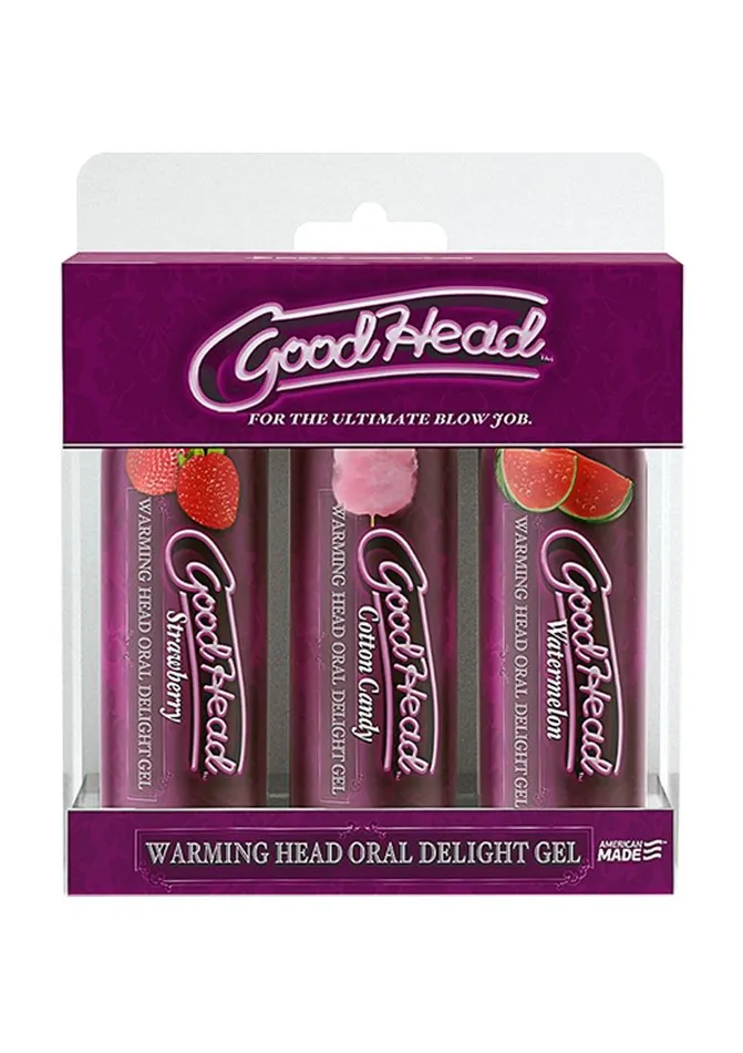 Male Sex Toys GoodHead Goodhead Warming Head Oral Delight 3pc Set Assorted Flavors Male Sex Toys GoodHead Goodhead Warming Head Oral Delight 3pc Set Assorted Flavors
