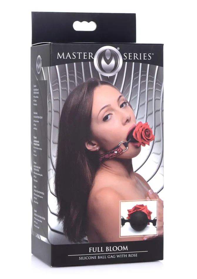 Male Sex Toys Master Series Silicone Ball Gag Master Series