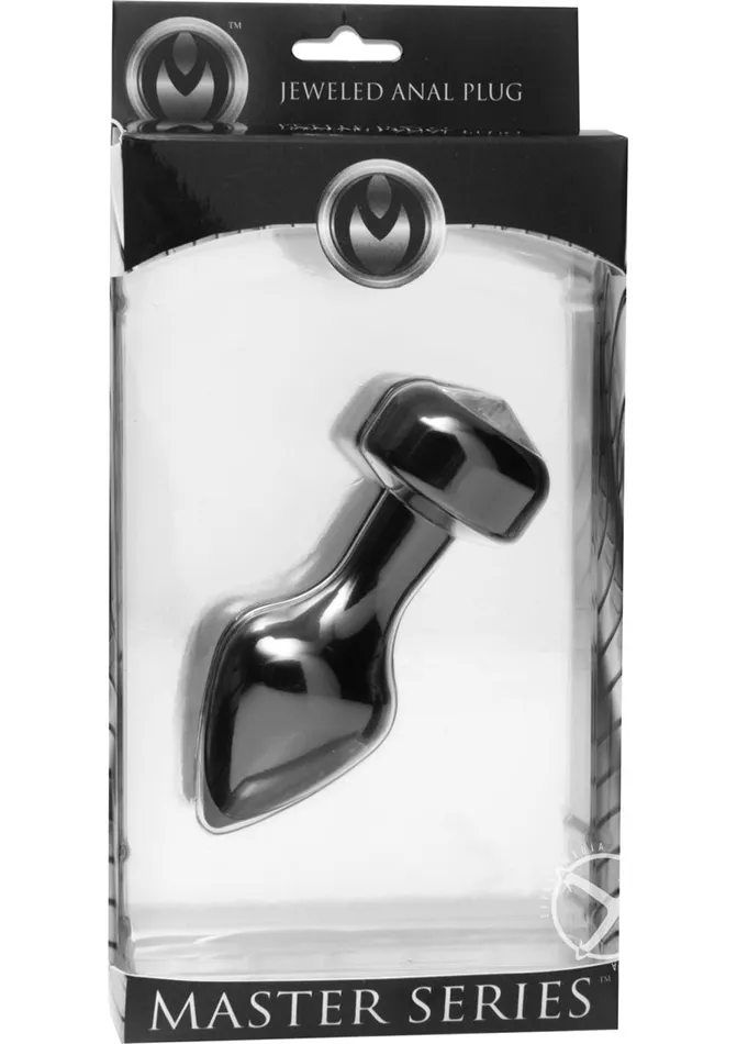 Male Sex Toys Master Series Spade Petite Jewel Aluminum Anal Plug Master Series