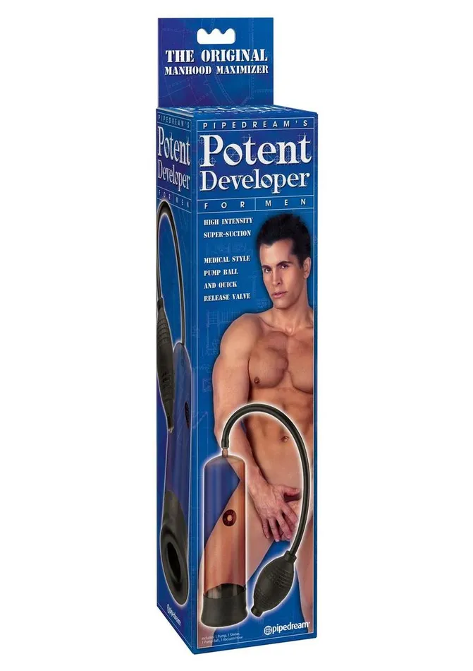 Male Sex Toys Pipedream Potent Developer For Men Penis Pump