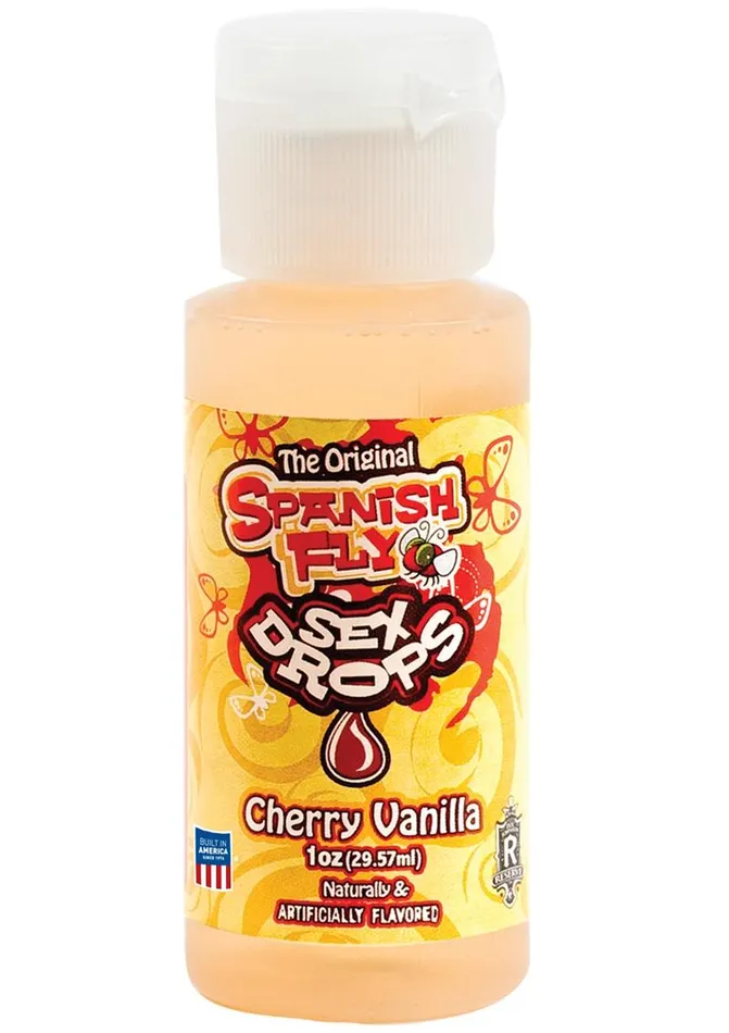 Male Sex Toys Spanish Fly The Original Sex Drops Cherry Vanilla Doc Johnson