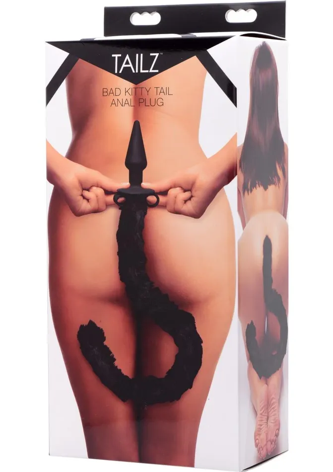 Male Sex Toys TAILZ Tailz Bad Kitty Silicone Cat Tail Anal Plug