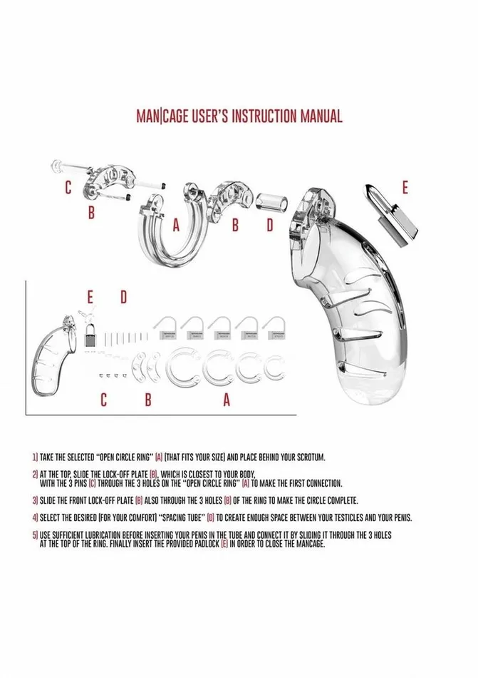 ManCage Man Cage Model 05 Male Chastity with Lock Male Sex Toys ManCage Man Cage Model 05 Male Chastity with Lock Male Sex Toys