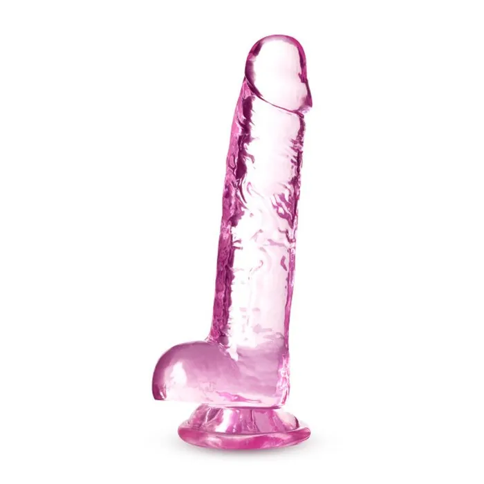 Naturally Yours 7 Crystaline Dildo Rose Naturally Yours Female Sex Toys