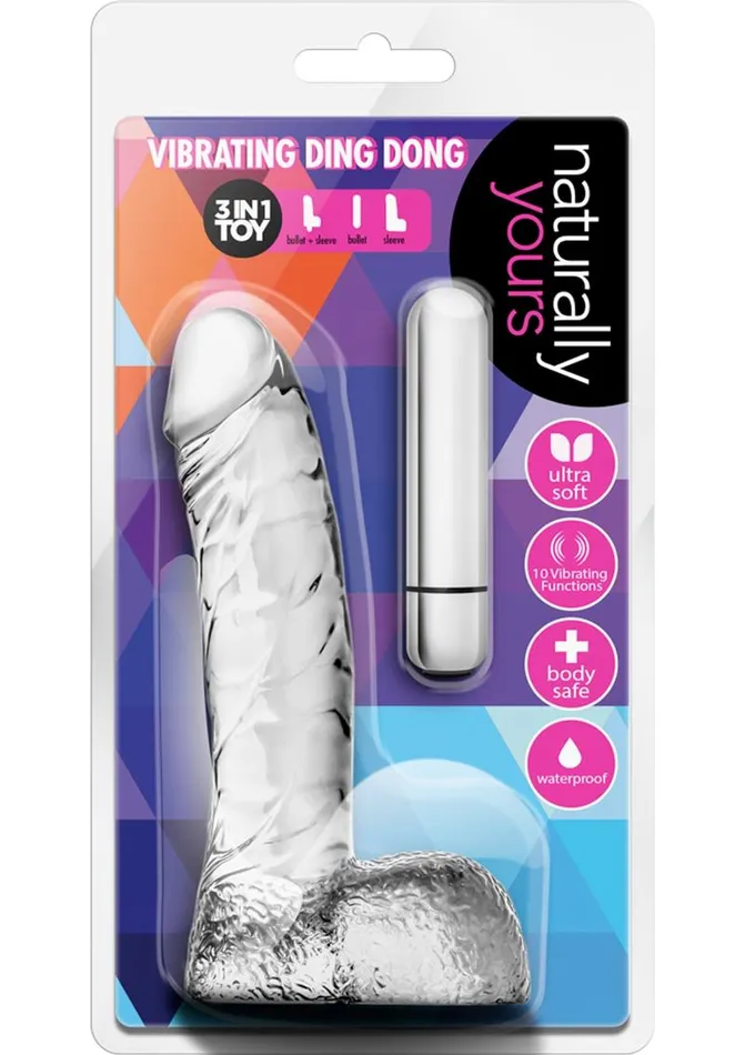 Naturally Yours Naturally Yours Vibrating Ding Dong Dildo Dildos