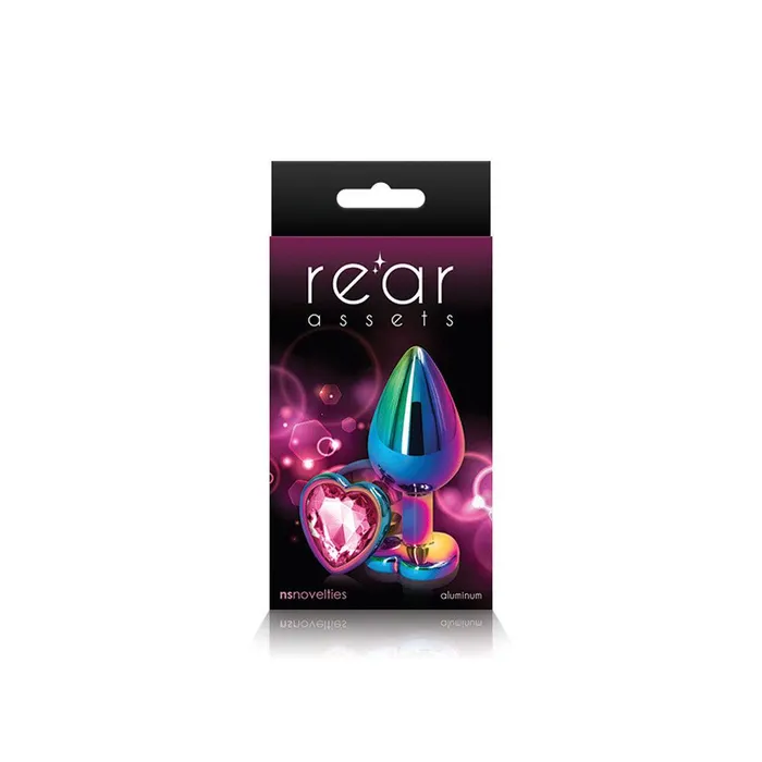 nsnovelties Anal Rear Assets Multicolor Heart Medium Pink nsnovelties Anal Rear Assets Multicolor Heart Medium Pink