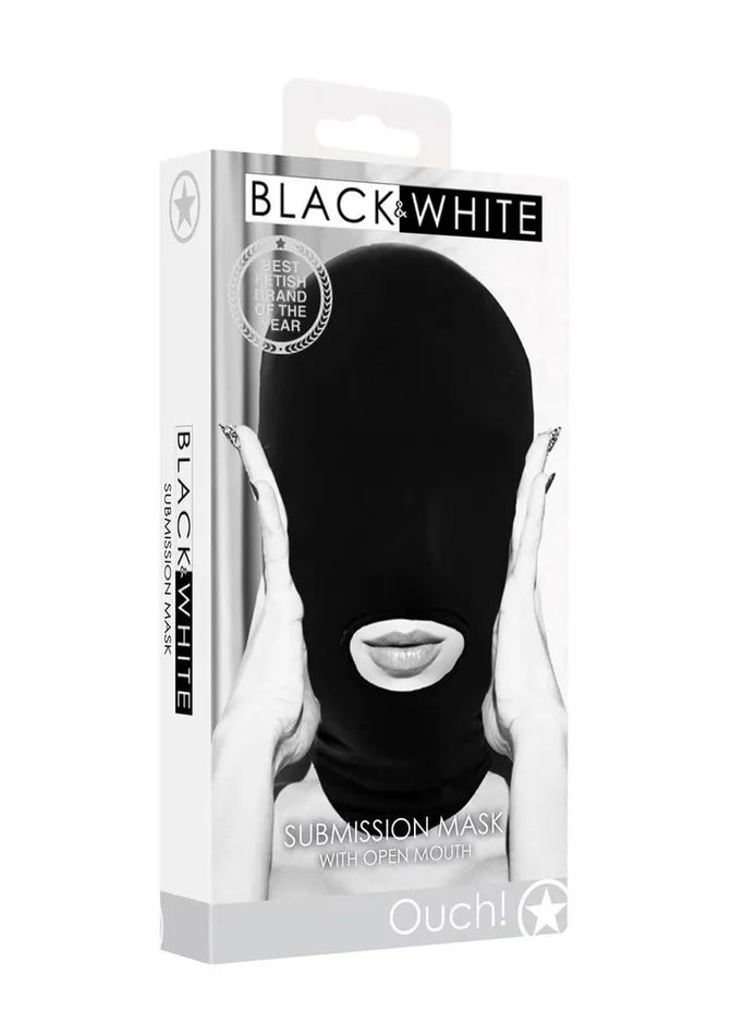 Ouch Couples Ouch Submission Mask with Open Mouth