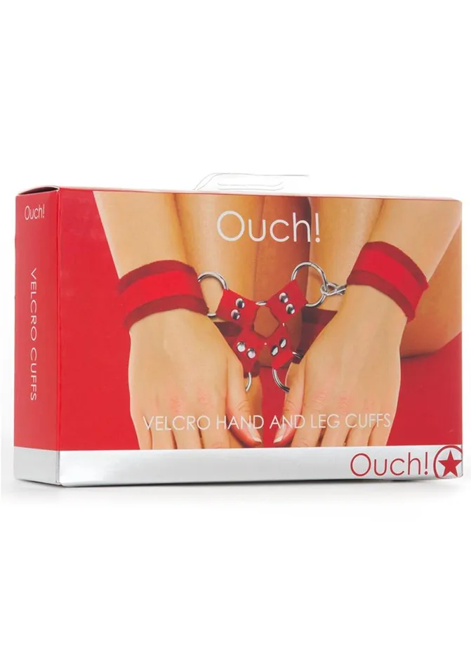 Ouch Couples Ouch Velcro Hand and Leg Cuffs