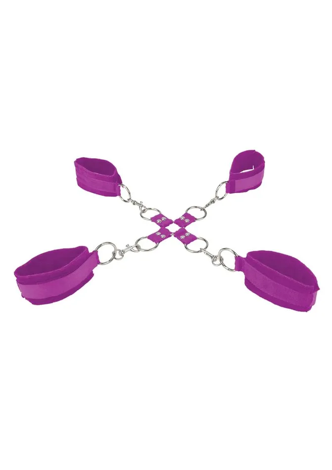 Ouch Couples Ouch Velcro Hand and Leg Cuffs