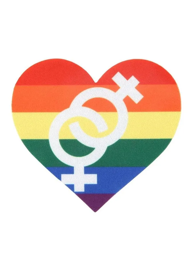 PEEKABOO Vibrators Peekaboo Pride Hearts Pasties