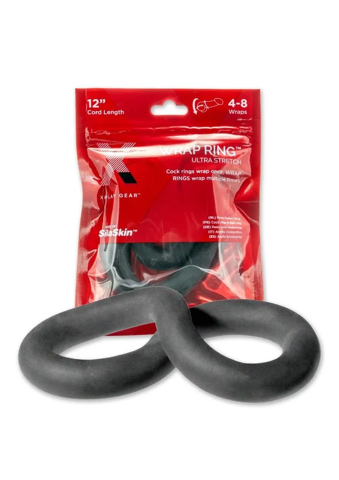 Perfect Fit Male Sex Toys The Xplay Silicone Wrap Ring Ultra Stretch