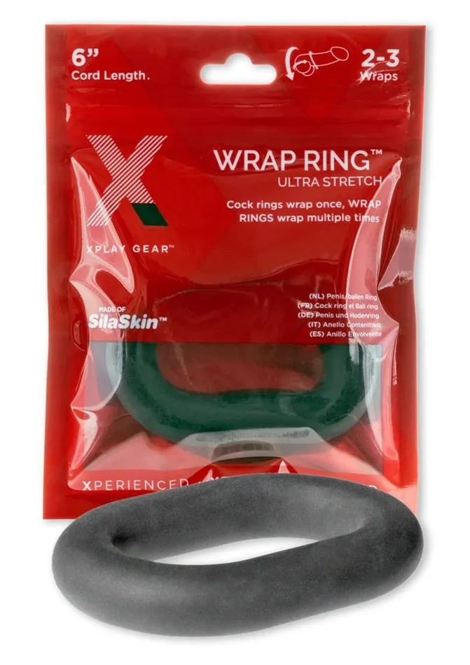 Perfect Fit Male Sex Toys The Xplay Silicone Wrap Ring Ultra Stretch