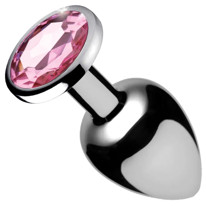 Pink Gem Anal Plug Small XR Brands Booty Sparks Male Sex Toys