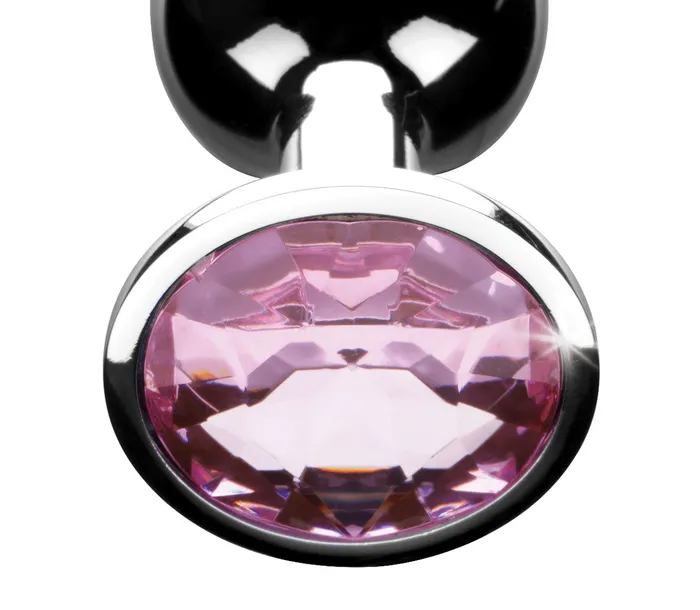 Pink Gem Anal Plug Small XR Brands Booty Sparks Male Sex Toys