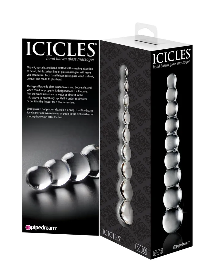 Pipedream Dildos Icicles No 2 Clear Pipedream Dildos Icicles No 2 Clear