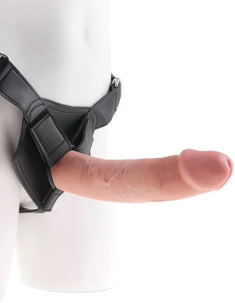 Pipedreams Strap On Harness With 9 Cock Flesh Female Sex Toys