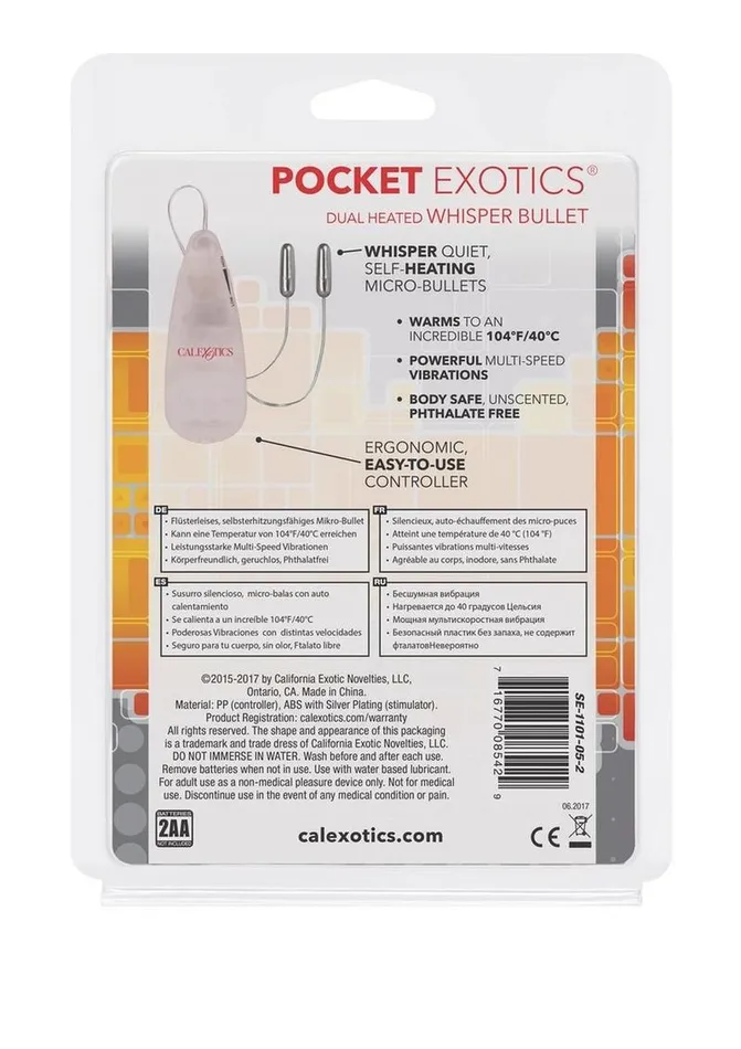 Pocket Exotics Dual Heated Whisper Bullets Pocket Exotics Female Sex Toys Pocket Exotics Dual Heated Whisper Bullets Pocket Exotics Female Sex Toys