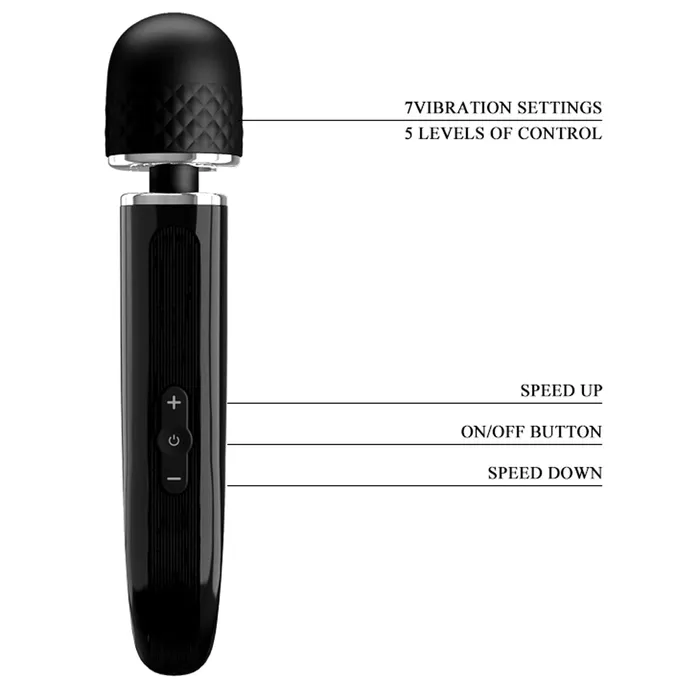 Pretty Love Vibrators Pretty Love Charming Massager Black