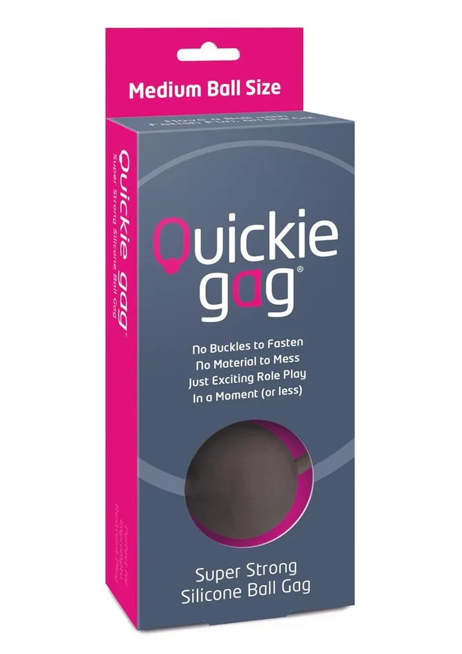 Quickie Gag Silicone Ball Gag Bondage Quickie Couples