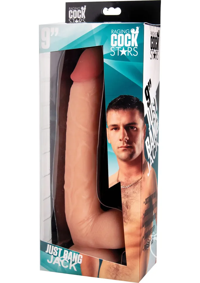 Raging Cockstars Raging Cockstars Just Bang Jack 9in Dildo Female Sex Toys
