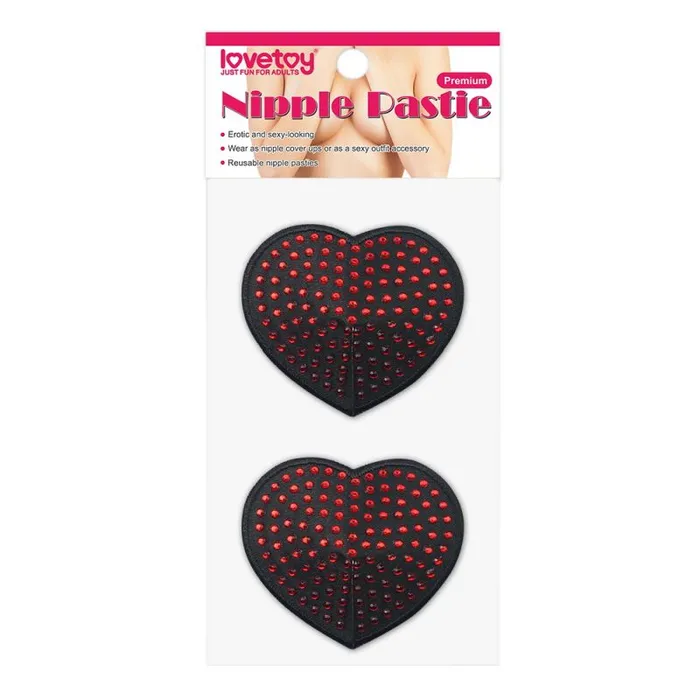 Reusable Red Diamond Heart Nipple Pasties The Toolshed AU Anal