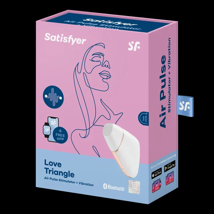 Satisfyer Love Triangle White The Toolshed AU Vibrators