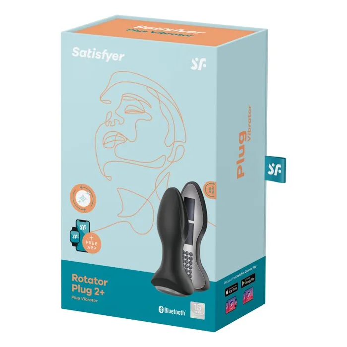 Satisfyer Rotator Plug 2 Black Satisfyer Anal