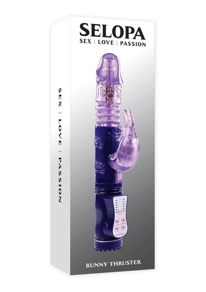 Selopa Female Sex Toys Selopas Bunny Thruster Rechargeable Rabbit Vibrator