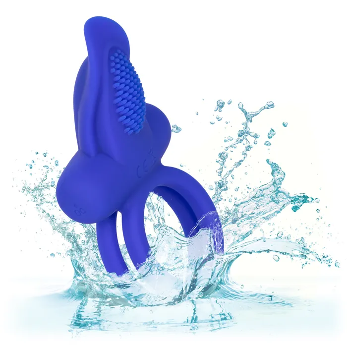 Silicone Rechargeable Dual Pleaser Enhancer CalExotics Female Sex Toys Silicone Rechargeable Dual Pleaser Enhancer CalExotics Female Sex Toys