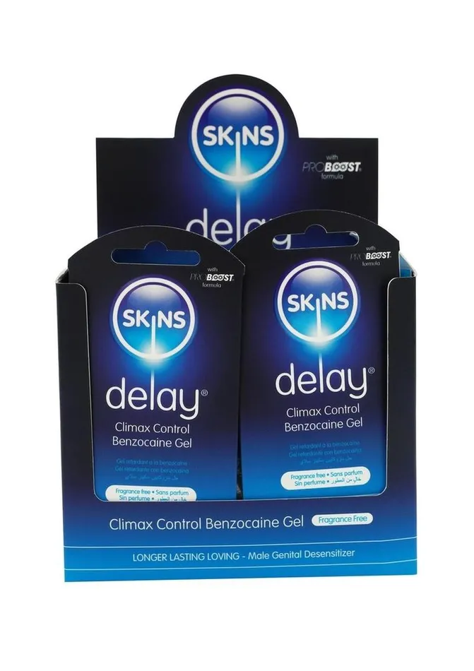 Skins Benzocaine Delay Serum Foil With Pos Skins Male Sex Toys