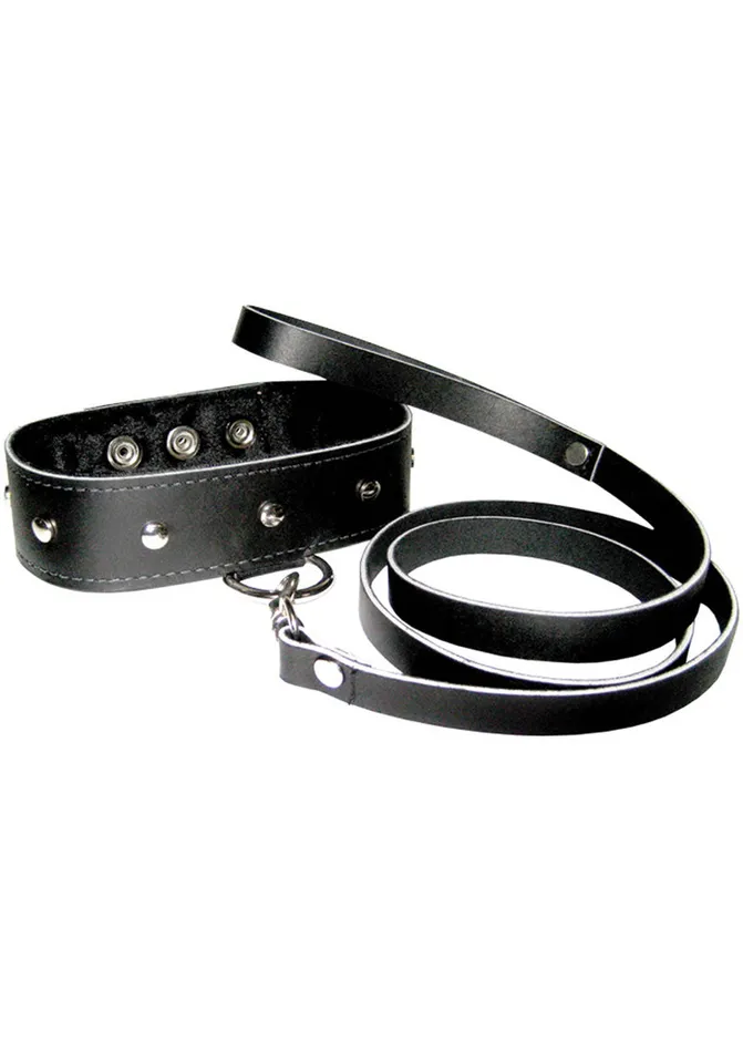 Sportsheets Leather Leash and Collar Sportsheets Restraints
