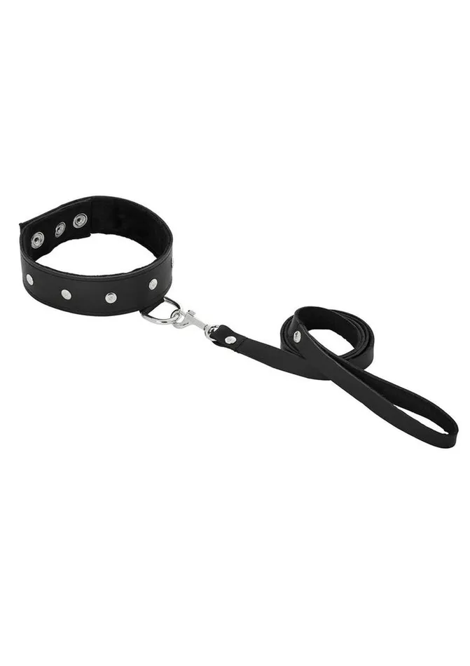 Sportsheets Leather Leash and Collar Sportsheets Restraints Sportsheets Leather Leash and Collar Sportsheets Restraints