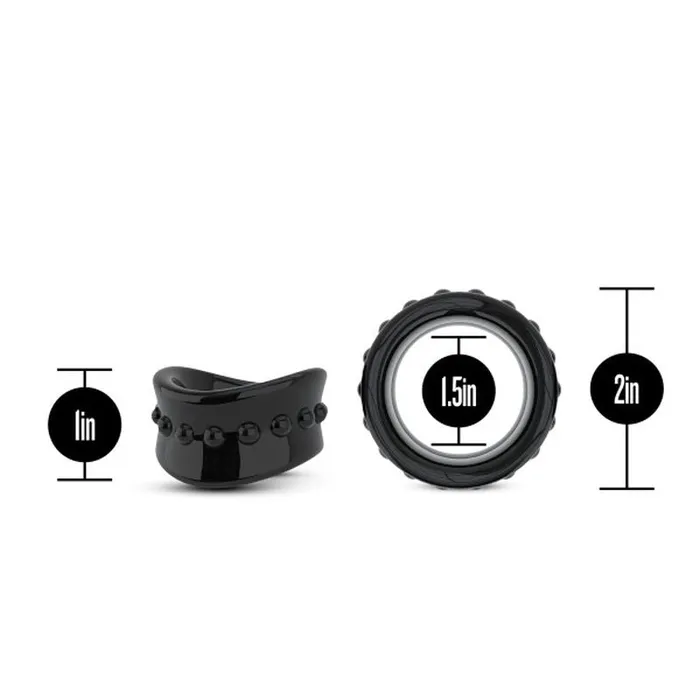 Stay Hard Beef Ball Stretcher Snug 15inch Black Stay Hard Anal
