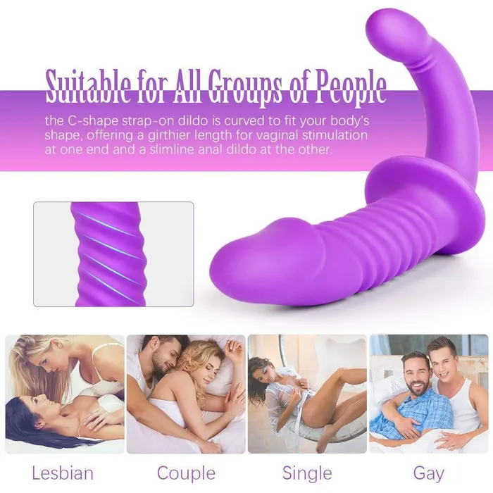 Super Soft Lesbian Double Dildo ADLTOYFUN Dildos