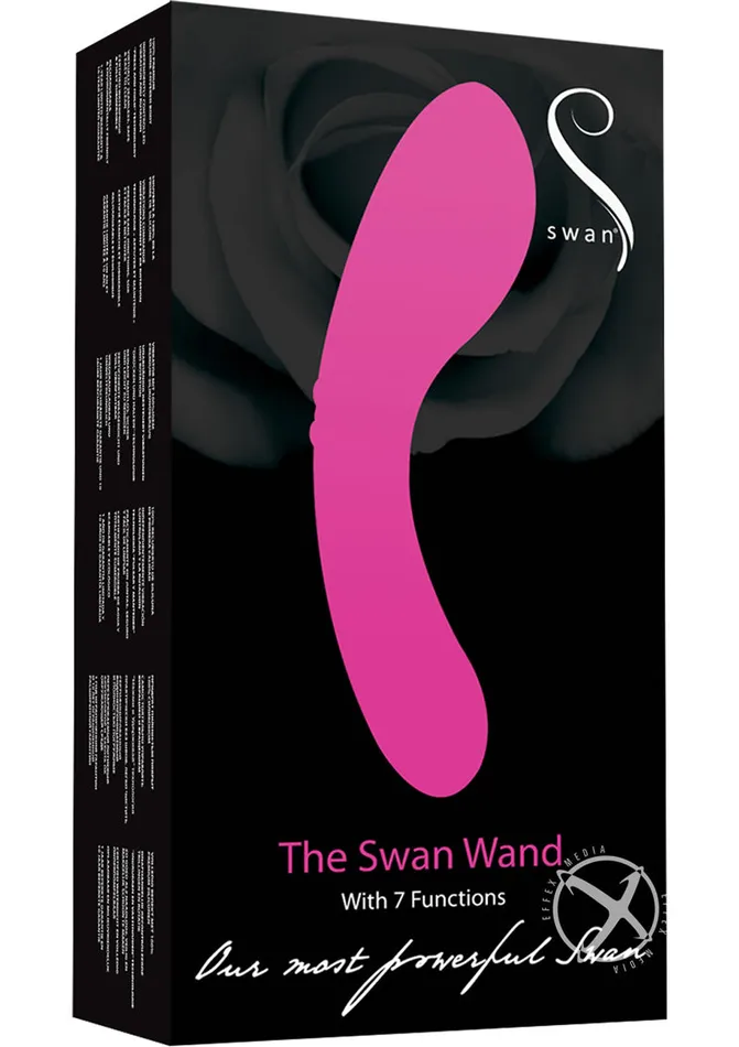 Swan Female Sex Toys Swan The Swan Wand Silicone Rechargeable Massager