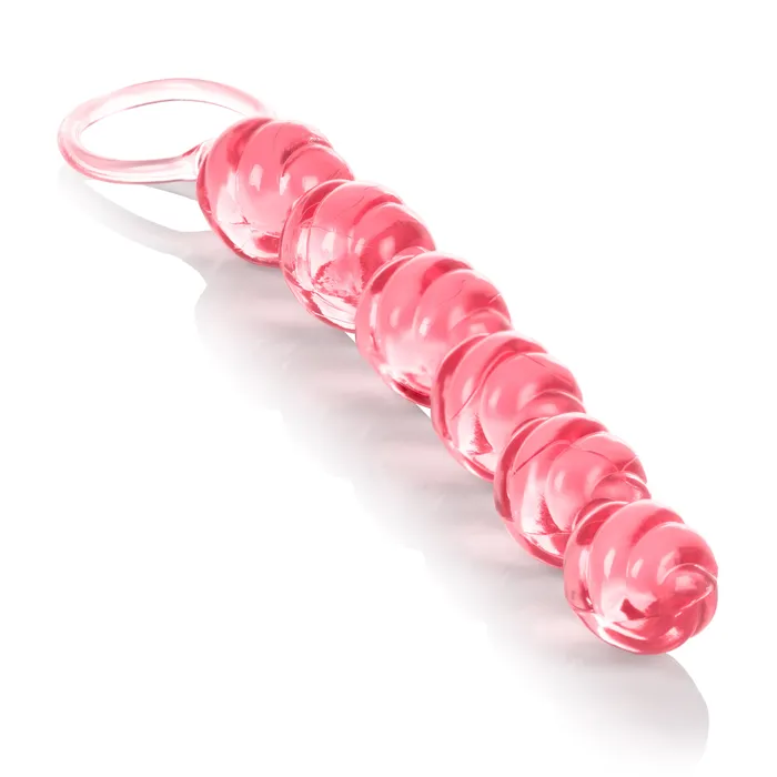 Swirl Pleasure Beads Pink CalExotics Vibrators