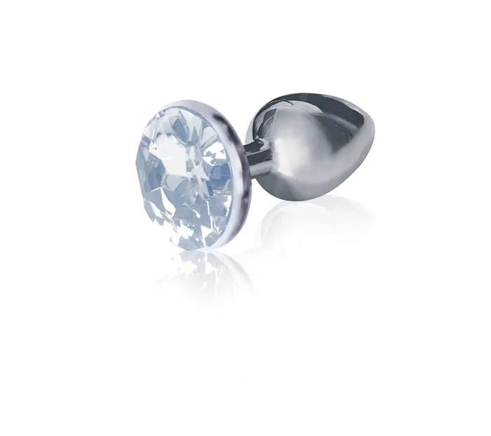 The 9s the Silver Starter Bejeweled Stainless Steel Plug Diamond Icon Brands Anal